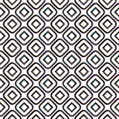 Geometrik soyut dikişsiz desen, vektör illüstrasyonu