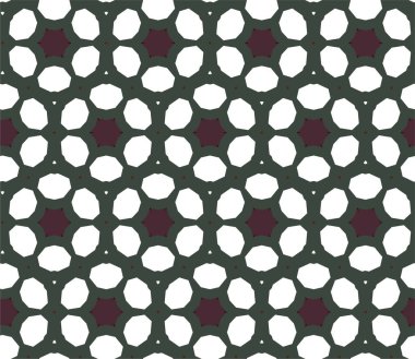 Geometrik soyut dikişsiz desen, vektör illüstrasyonu