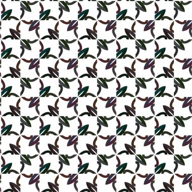 Geometrik soyut dikişsiz desen, vektör illüstrasyonu