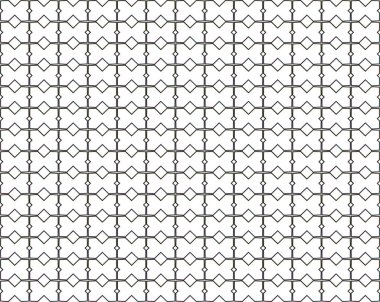 Geometrik soyut dikişsiz desen, vektör illüstrasyonu