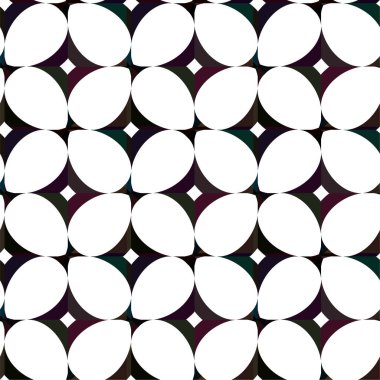 Geometrik soyut dikişsiz desen, vektör illüstrasyonu