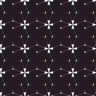 soyut geometrik dikişsiz desen, vektör illüstrasyonu 