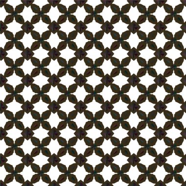 Geometrik soyut dikişsiz desen, vektör illüstrasyonu