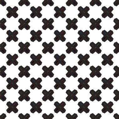 Geometrik soyut dikişsiz desen, vektör illüstrasyonu