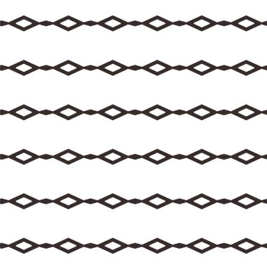 Geometrik soyut dikişsiz desen, vektör illüstrasyonu