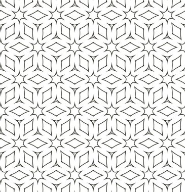 soyut geometrik dikişsiz desen, vektör illüstrasyonu 