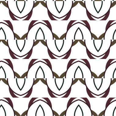 Geometrik soyut dikişsiz desen, vektör illüstrasyonu