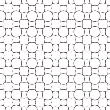 Süslü, soyut, dikişsiz desen, vektör illüstrasyonu