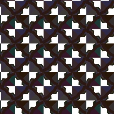 soyut geometrik dikişsiz desen, vektör illüstrasyonu