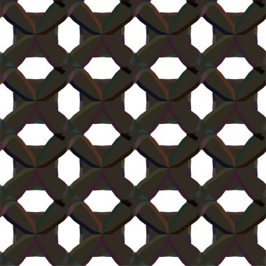 Geometrik şekilli kusursuz desen. vektör illüstrasyonu.