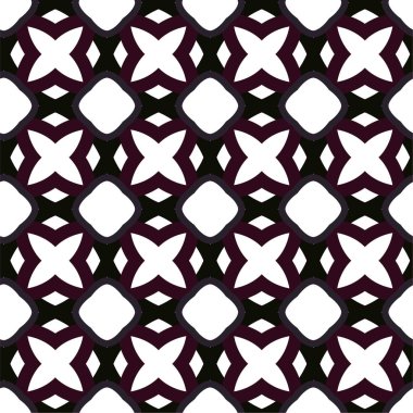 soyut geometrik dikişsiz desen, vektör illüstrasyonu