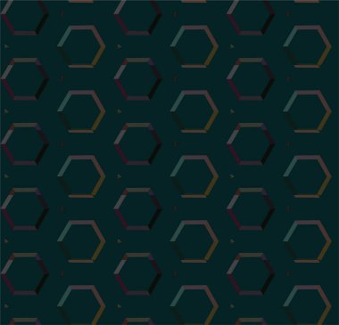 Süslü, soyut, dikişsiz desen, vektör illüstrasyonu