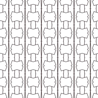 soyut geometrik dikişsiz desen, vektör illüstrasyonu 