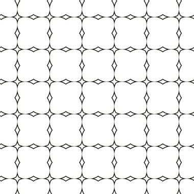 Geometrik soyut dikişsiz desen, vektör illüstrasyonu