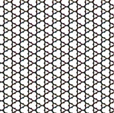 Geometrik soyut dikişsiz desen, vektör illüstrasyonu