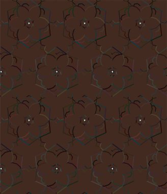 Geometrik soyut dikişsiz desen, vektör illüstrasyonu