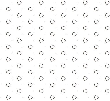 soyut geometrik dikişsiz desen, vektör illüstrasyonu 