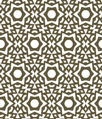 Geometrik soyut dikişsiz desen, vektör illüstrasyonu