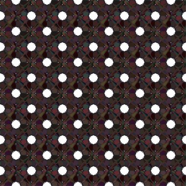 Geometrik soyut dikişsiz desen, vektör illüstrasyonu