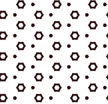 Geometrik soyut dikişsiz desen, vektör illüstrasyonu