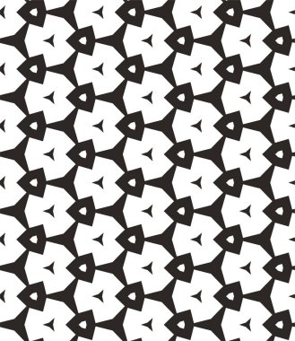 Geometrik soyut dikişsiz desen, vektör illüstrasyonu