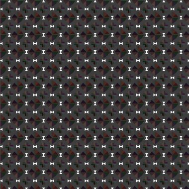 Geometrik soyut dikişsiz desen, vektör illüstrasyonu