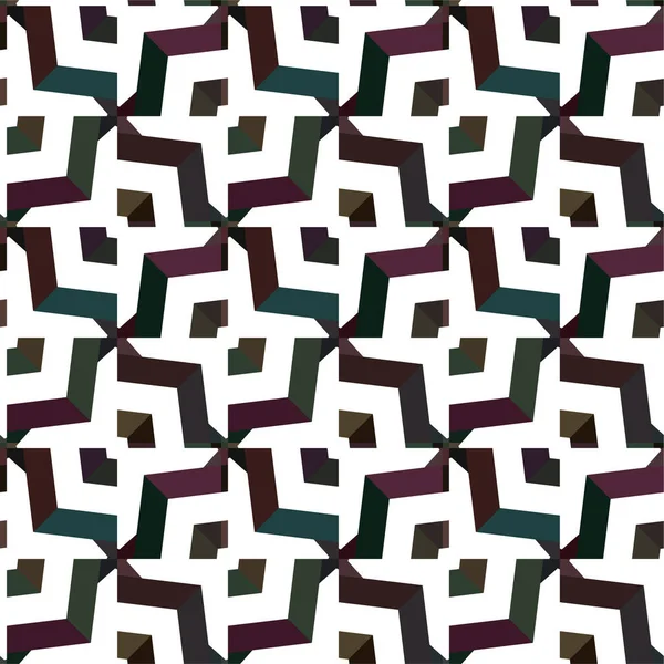 Patrón Inconsútil Abstracto Ornamental Ilustración Vectorial — Archivo Imágenes Vectoriales