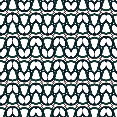 Geometrik şekilli kusursuz desen vektör çizimi