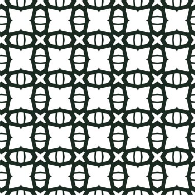 Geometrik soyut dikişsiz desen, vektör illüstrasyonu