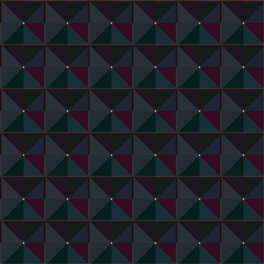 Geometrik soyut dikişsiz desen, vektör illüstrasyonu
