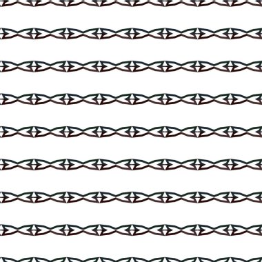 Geometrik soyut dikişsiz desen, vektör illüstrasyonu