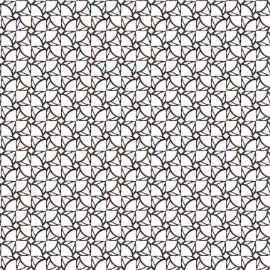 Geometrik soyut dikişsiz desen, vektör illüstrasyonu
