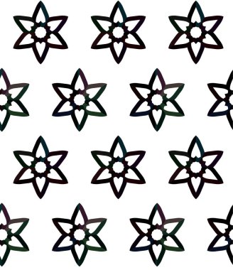 Geometrik soyut dikişsiz desen, vektör illüstrasyonu