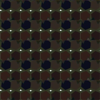 Geometrik soyut dikişsiz desen, vektör illüstrasyonu