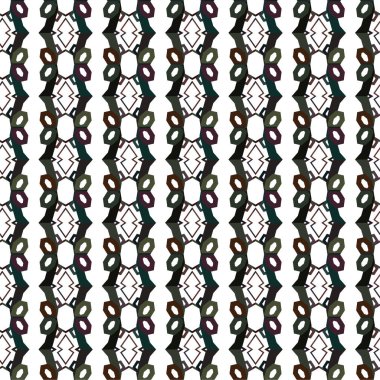 soyut geometrik dikişsiz desen, vektör illüstrasyonu 