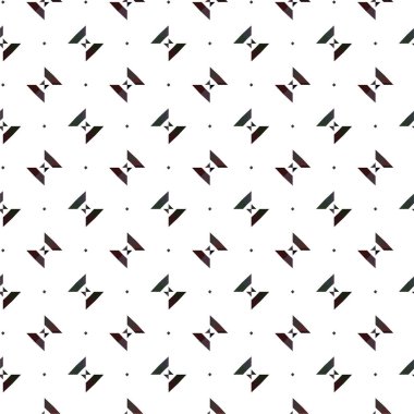 Geometrik şekilli kusursuz desen vektör çizimi