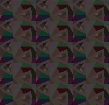 Geometrik soyut dikişsiz desen, vektör illüstrasyonu