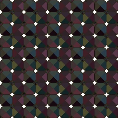 Geometrik soyut dikişsiz desen, vektör illüstrasyonu