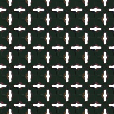 Geometrik şekilli kusursuz desen vektör çizimi