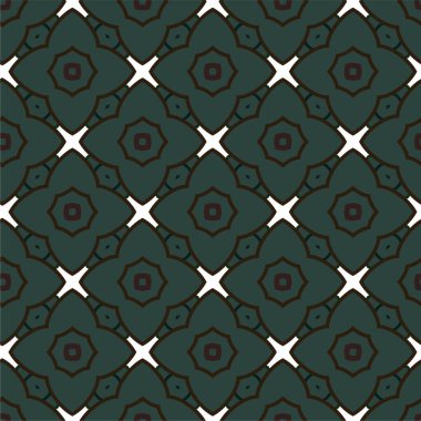 Geometrik soyut dikişsiz desen, vektör illüstrasyonu