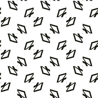 Geometrik soyut dikişsiz desen, vektör illüstrasyonu