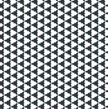 Geometrik soyut dikişsiz desen, vektör illüstrasyonu