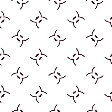 Geometrik soyut dikişsiz desen, vektör illüstrasyonu