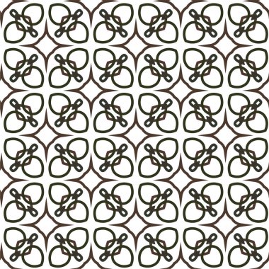 Geometrik soyut dikişsiz desen, vektör illüstrasyonu