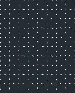 Süslü, soyut, dikişsiz desen, vektör illüstrasyonu