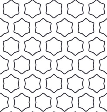 Geometrik soyut dikişsiz desen, vektör illüstrasyonu