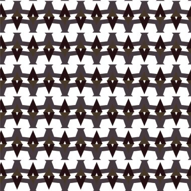 Süslü, soyut, dikişsiz desen, vektör illüstrasyonu