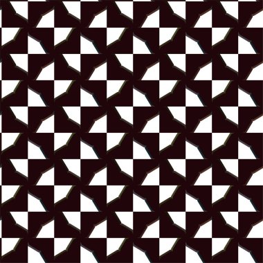 Geometrik soyut dikişsiz desen, vektör illüstrasyonu