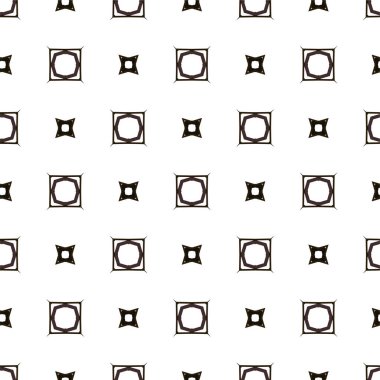 Süslü, soyut, dikişsiz desen, vektör illüstrasyonu