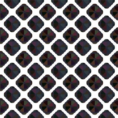 Geometrik soyut dikişsiz desen, vektör illüstrasyonu